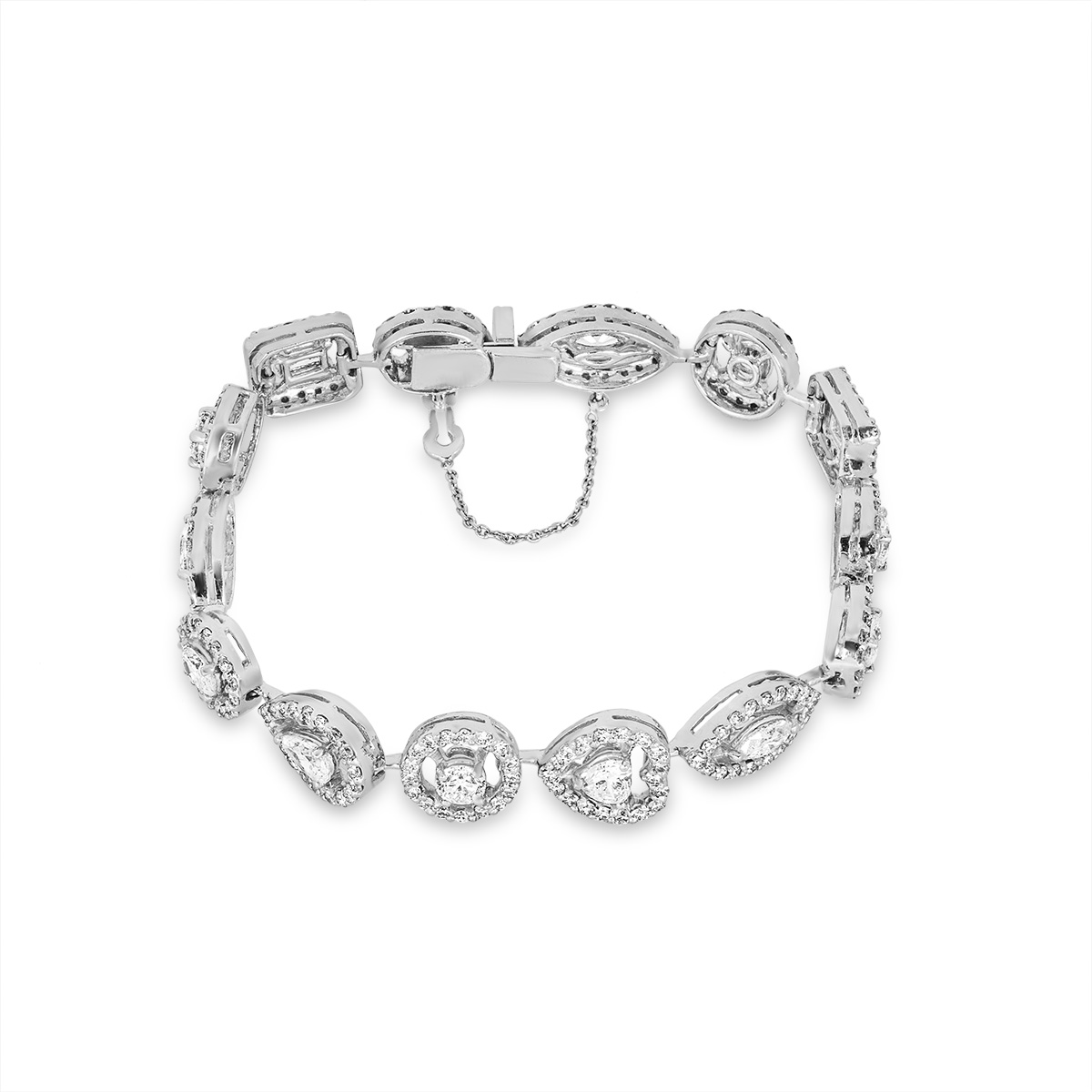 White Gold Diamond Bracelet 6.00ct